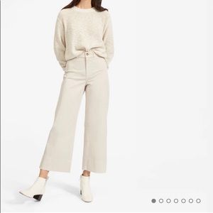 Everlane wide leg cropped pants